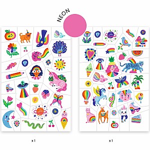 DJECO Rainbow Temporary Tattoos