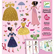 Djeco Stickers & Paperdolls - Dresses Through The Seasons