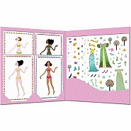 Djeco Stickers & Paperdolls - Dresses Through The Seasons 