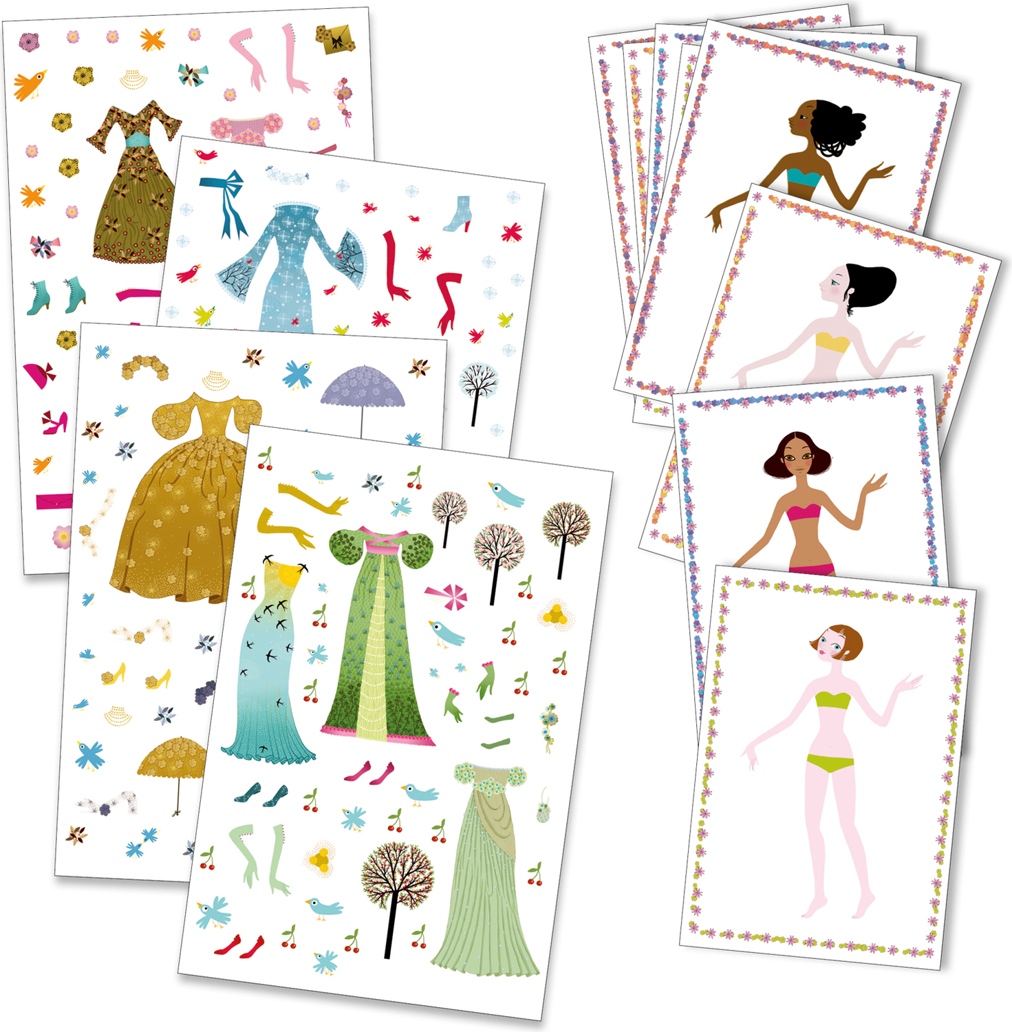 Petit Gifts - Stickers Dresses Through The Seasons 