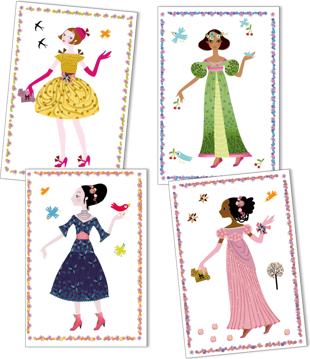 Petit Gifts - Stickers Dresses Through The Seasons 