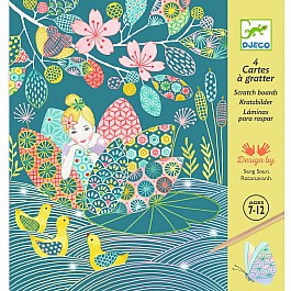 DJECO The Pond Scratch Cards Activity