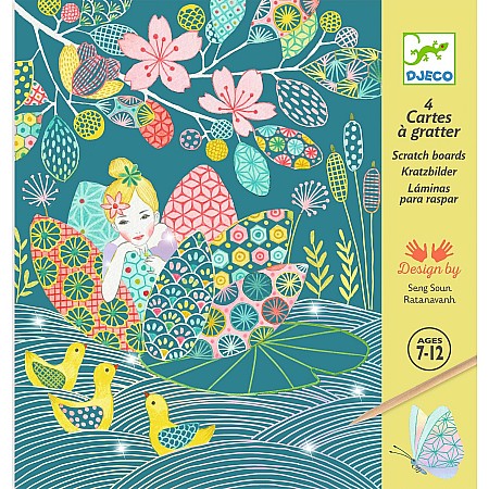 DJECO The Pond Scratch Cards Activity