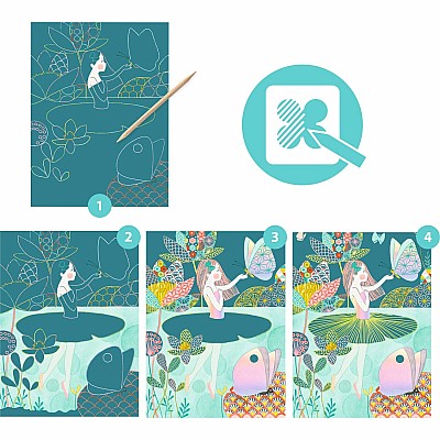 DJECO The Pond Scratch Cards Activity