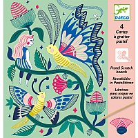 Djeco Fantasy Garden Scratch Card Activity Set