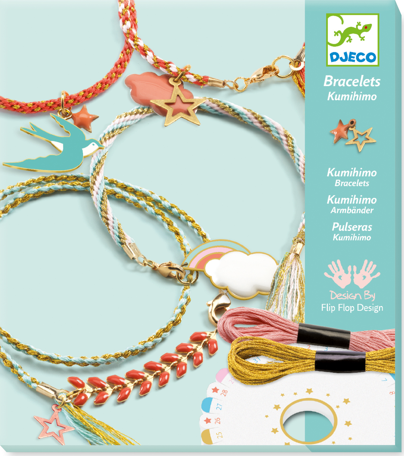 Beaded Bracelets Kit, Bead Loom by Djeco, Ages 9 + – Dragonfly Castle