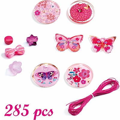 Butterflies Beads and Jewelry Kit