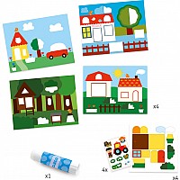 Djeco Hide And Seek Collage Craft Kit