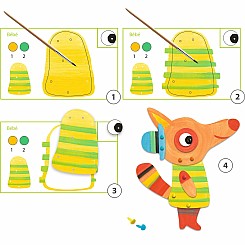 DJECO The Fox Family Watercolor Paints