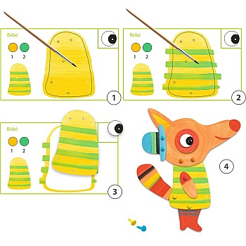 DJECO The Fox Family Watercolor Paints
