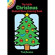 The Little Christmas Stained Glass Colouring Book