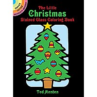 The Little Christmas Stained Glass Colouring Book