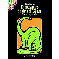 The Little Dinosaurs Stained Glass Coloring Book