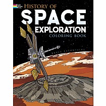 History of Space Exploration Coloring Book