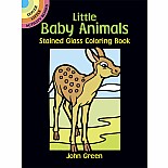Little Baby Animals Stained Glass Coloring Book