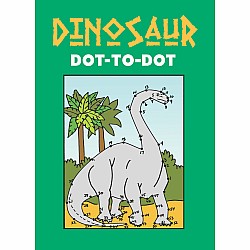 Dinosaur Follow-the-Dots Coloring Book