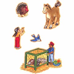 Petting Zoo Sticker Activity Book
