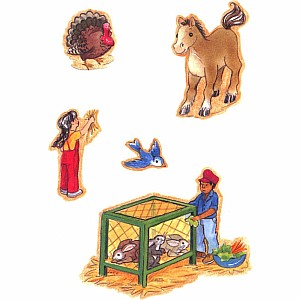 Petting Zoo Sticker Activity Book