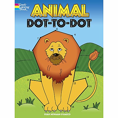 Animal Dot-to-Dot Coloring Book