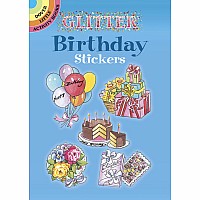 Glitter Birthday Stickers