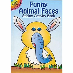 Funny Animal Faces Sticker Activity Book