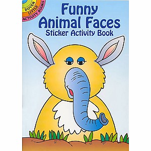 Funny Animal Faces Sticker Activity Book