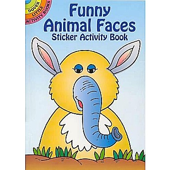 Funny Animal Faces Sticker Activity Book