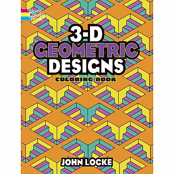 3-D Geometric Designs Coloring Book