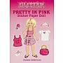 Glitter Pretty in Pink Sticker Paper Doll