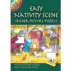 Easy Nativity Scene Sticker Picture Puzzle