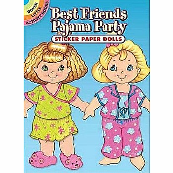 Best Friends Pajama Party Sticker Paper Dolls