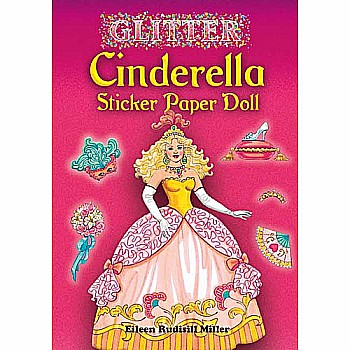 Glitter Cinderella Sticker Paper Doll