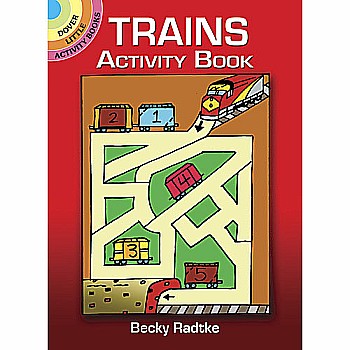 Trains Activity Book