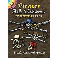 Pirate Skulls & Crossbones Tattoos