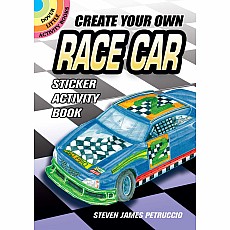 Create Your Own Race Car Sticker Activity Book