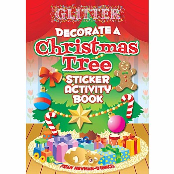 Glitter Decorate a Christmas Tree Sticker Activity Book