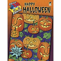3-D Coloring Book--Happy Halloween
