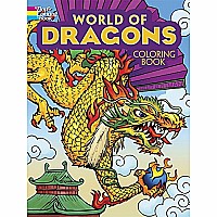 World of Dragons Coloring Book