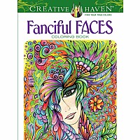 Creative Haven Fanciful Faces Coloring Book
