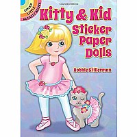 Kitty & Kid Sticker Paper Dolls