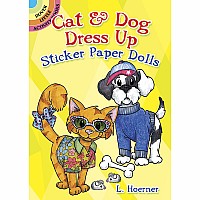 Cat & Dog Dress Up Sticker Paper Dolls