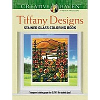 Creative Haven Tiffany Designs Stained Glass Coloring Book