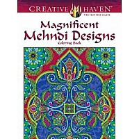 Creative Haven Magnificent Mehndi Designs Coloring Book