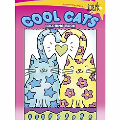 SPARK Cool Cats Coloring Book