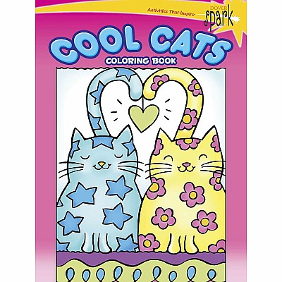 SPARK Cool Cats Coloring Book