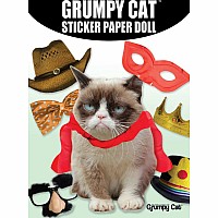Grumpy Cat Sticker Paper Doll