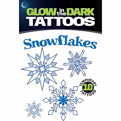Glow-in-the-Dark Tattoos Snowflakes