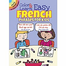 Color & Learn Easy French Phrases