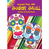 Design Your Own Sugar Skull Sticker Activity Book