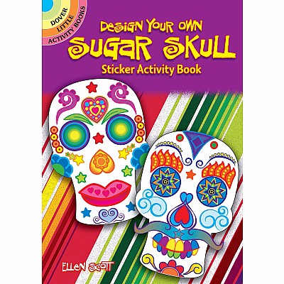 Design Your Own Sugar Skull Sticker Activity Book